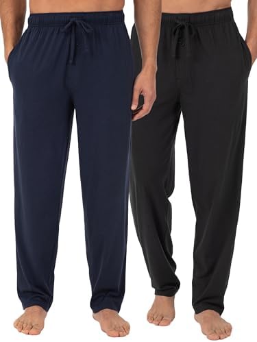 Fruit of the Loom Men's Extended Sizes Jersey Knit Sleep Pajama Lounge Pant (1 & 2 Packs) by FruitoftheLoom
