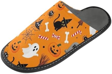 House Slide Slippers Halloween Pumpkin Phantom Cat - Image 4