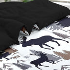 Pamnest Full Comforter Set with Sheets, 7 Pieces Woodland Bear Bedding - Image 5