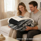 Sleepwish Lion Inches Dark Wildlife Sherpa Blanket King - Image 4