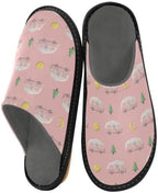 Travel Slippers Camper Pattern Vintage Travel by OrderNow
