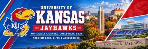 Large University of Kansas Camo Duffel Bag - Image 5