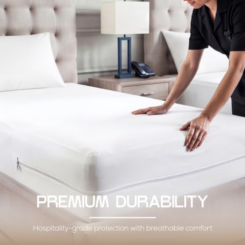 Bulk 10-Pack Twin Size Hotel Mattress Encasement 100% Waterproof, 12" Deep - Image 5