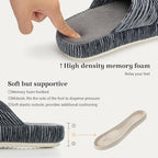 Chantomoo Slippers for Women Memory Foam House Bedroom Corduroy Bow Crossbands Slipper Shoes Comfy Trendy Gift Slippers - Image 2