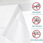 RYB HOME 2 Panels French Door Window Curtains for Front Glass Door - Image 3