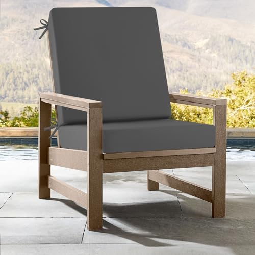 idee-home Outdoor Patio Dining Chair Cushion High Back - Image 4
