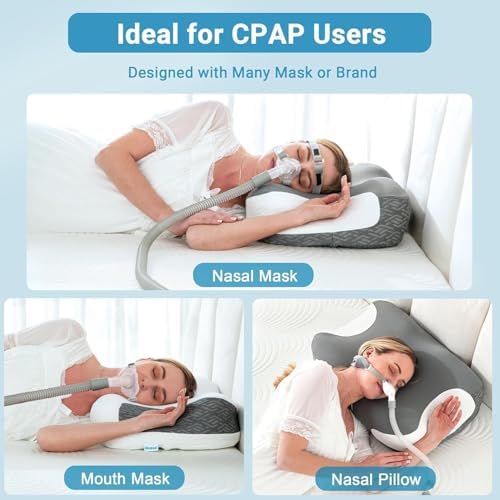 FSA Eligible CPAP Pillow for Users to Reduce Air Leaks & Mask Pressure - Image 3