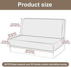 Eco-Ancheng RV Dinette Cushion Covers Seat Covers Camper Cushions Slipcover - Image 4