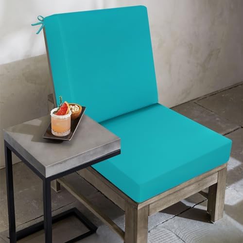 idee-home Outdoor Patio Dining Chair Cushion High Back - Image 3