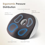 Upgrade Large Car Seat Cushion and Lumbar Support Pillow, Ergonomic Memory Foam Driving Seat Cushion for Back & Sciatica Pain Relief, Non-Slip Washable Seat Cushion for Car, Driver, Office-Gray - Image 6
