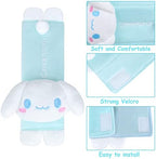 Roffatide Anime Cinnamoroll Car Seatbelt Shoulder Pad Seat Belt Cover Plush Car Neck Pillow Auto Head Neck Rest Cushion - Image 6