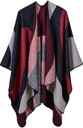 Lacavocor Women's Shawl Wrap Poncho Cape Cardigan Open Front by Lacavocor