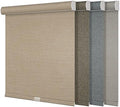 Boolegon Blackout Roller Shades for Windows, Beige, 31" W x 56" H by Boolegon