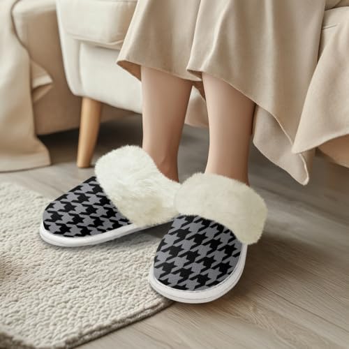 Cotton Slippers With Fluffy Edges House Slippers - Image 2