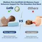 Adjustable Memory Foam Pillow, Cervical Pillow for Neck Pain Relief - Image 3