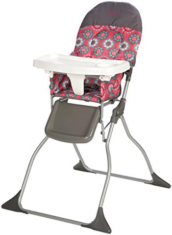 Cosco Kids Highchair for Baby, Simple Foldable High Chair, Convenient, Lightweight, and Compact Design, Posey Pop by CoscoKids