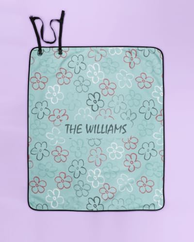 Custom Picnic Blanket, Personalized Waterproof Outdoor Blanket - Image 3