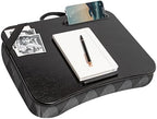 LAPGEAR Designer Lap Desk – Gray Argyle, Fits 15.6” Laptops by LapGear