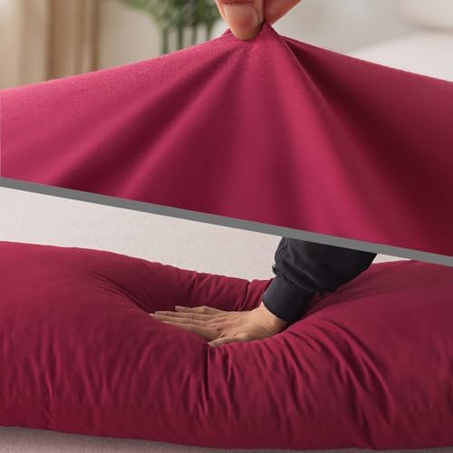 WhatsBedding Memory Foam Body Pillow with Cover, Long Bed Pillow for Adults - Image 3