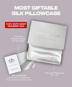 Colorado Home Co 1 Pack King Size 100% Mulberry Silk Pillowcase, Pure White, 20" x 36" - Image 6