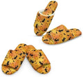 Jeiento Animal Cat Pattern Slippers for Women Lady Open Toe Slippers Soft Cushion Slip Resistant Spa Slipper for Hotel,Cozy Home Shoes by Jeiento