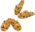 Jeiento Animal Cat Pattern Slippers for Women Lady Open Toe Slippers Soft Cushion Slip Resistant Spa Slipper for Hotel,Cozy Home Shoes by Jeiento