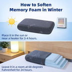 Adjustable Memory Foam Pillow, Pillow for Back/Stomach Sleepers, King - Image 6