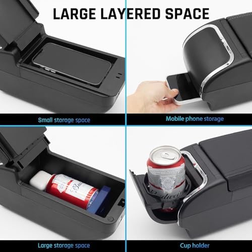 YJYWZH Car Armrest Box for Hyundai Venue 2021-2026 Accessories - Image 3