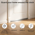 2-Pack 39" Aluminum Door Sweep for Bottom of Door, Metal Draft Stopper - Image 4