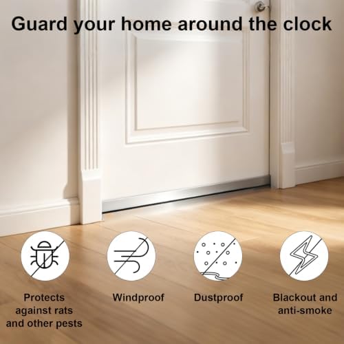 2-Pack 39" Aluminum Door Sweep for Bottom of Door, Metal Draft Stopper - Image 4