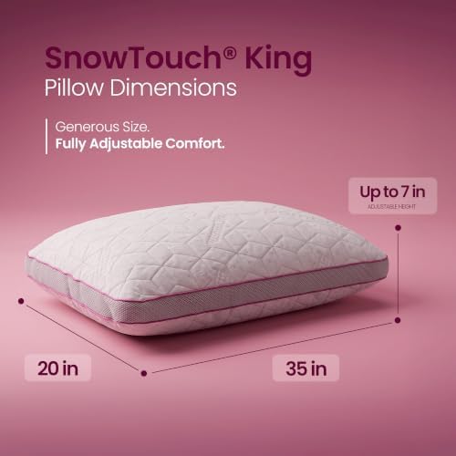 IWS I WANNA SLEEP Premium King SnowTouch® Adjustable Size, Pack of 2 - Image 3