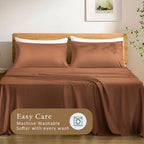 TOSMO Luxury Bamboo Viscose Pillowcase | Queen Pillow Cases Set of 2 - Image 6