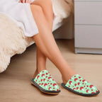 House Slide Slippers Red Toadstool Mushroom - Image 2