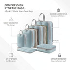 Multipurpose Manual Compression Bags for Travel & Home, PP Space Saver Organizers, 13.8 x 9.8 Inch No-Vacuum Storage Solution - Image 4
