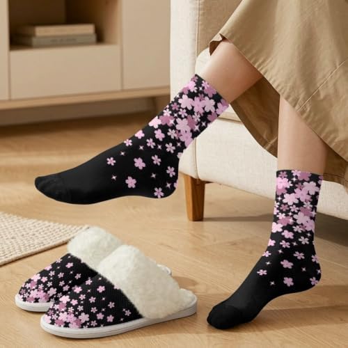 Fuzzy Slippers for Women Washable Cotton Slippers with Crew Socks - Image 3