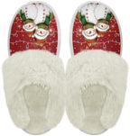 Cotton Slippers With Fluffy Edges House Slippers Non‑Slip Sole by Unknown