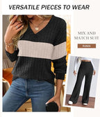 RUMIA Lounge Sets for Women Cozy Travel Matching Sweater Fall Outfits - Image 3
