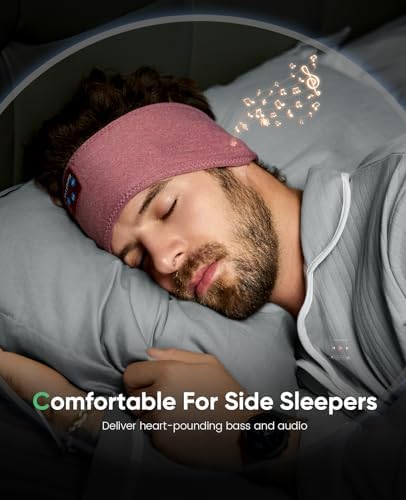 Perytong Sleep Mask and Sleeping Headphones, Finally a Combo that Lets You Sleep on Your Side Without Ear Pain - 14+ Hour Bluetooth, Wireless Headphones for Side Sleepers, Travel, ASMR, Meditation - Image 2