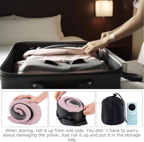 WEERSHUN Travel Pillows for Airplanes,2026 New Travel Pillow,Travel Neck Pillow Airplane Memory Foam Travel Pillow Neck Pillow for Traveling Suitable for Airplanes,Offices and Cars - Image 4