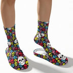 House Slippers for Women Washable Closed Toe with Cute Socks - Image 4