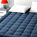 EASELAND Queen Size Mattress Pad Pillow Top Mattress Topper Cotton Top by EASELAND