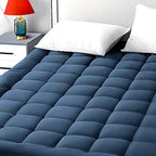 EASELAND Queen Size Mattress Pad Pillow Top Mattress Topper Cotton Top by EASELAND