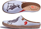 UIN Slipper Woman Travel Art Painted Shoes Wide Toe Casual Home Slip On Mules Malaga - Image 4