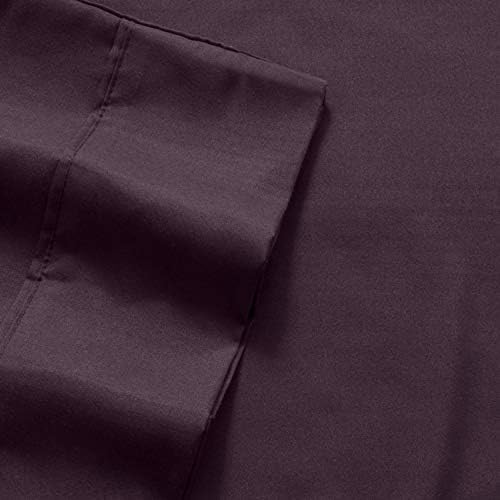 RV Short Queen Comforter Set for RV Camper - Comforter Set with Fitted & Flat Sheet, 4 Pillowcases - Tailored for RV Short Queen Beds - Cozy Essentials for Your RV Bedroom, Purple - Image 6