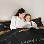 Castle Fairy Leopard Print Comforter Set Twin Size,African Wild Animal Fur Pattern Bedding Set for Kids Boys Men,Cheetah Skin Brown Black Quilted Duvet Set with 1 Pillowcase - Image 3