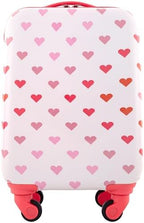 Travelers Club 5 Piece Kids' Luggage Set, Hearts - Image 2