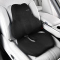 Coverado Memory Foam Car Seat Cushion and Lumbar Support Pillow for Car, Ergonomic Office Chair Cushion for Lower Back Pain Relief, Breathable & Non-Slip for Car, Home, and Office Use, Black by COVERADOAUTO
