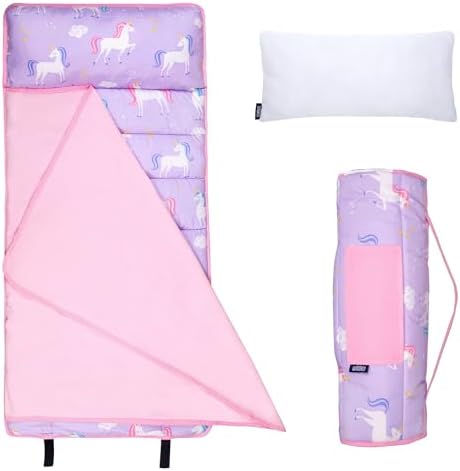 Wildkin Microfiber Toddler Nap Mat with Pillow for Boys & Girls by Wildkin