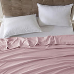 ZPECC Queen Flat Sheets Only Pink 6 Pack, Color-Coded Hem Threads - Image 7