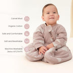 KaiyaBaby Organic Cotton Baby Sleep Sack, Long Sleeve 3.5 TOG, 0-6M - Image 2